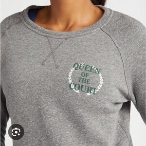 Queen of the court Nike tennis interval sweater size large